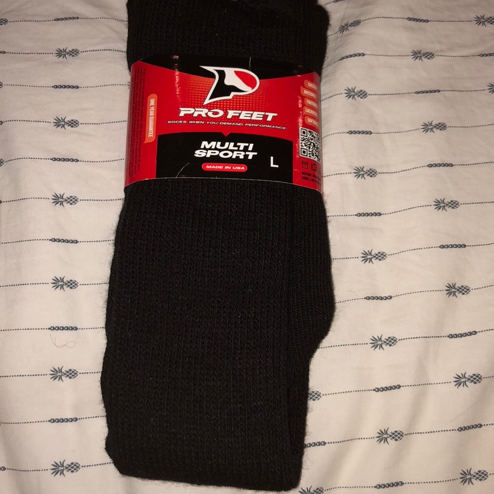 Black multi sport socks NWT